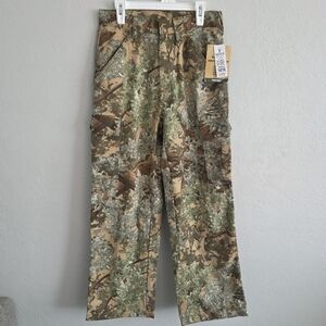 King's Desert Youth Boys Classic 6 Pocket Camo Hunting Camo Pants Size 14-16 NEW